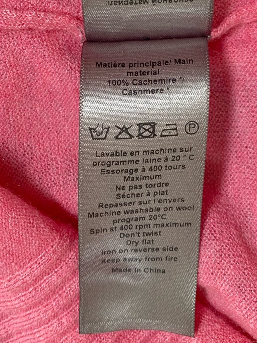 New Zadig & Voltaire Miss Graphic Cashmere Sweater - Picture 9 of 14